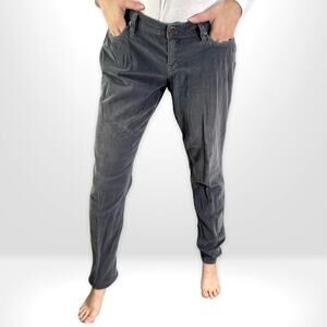 LIFE IN PROGRESS Gray Corduroy Straight Leg Pants